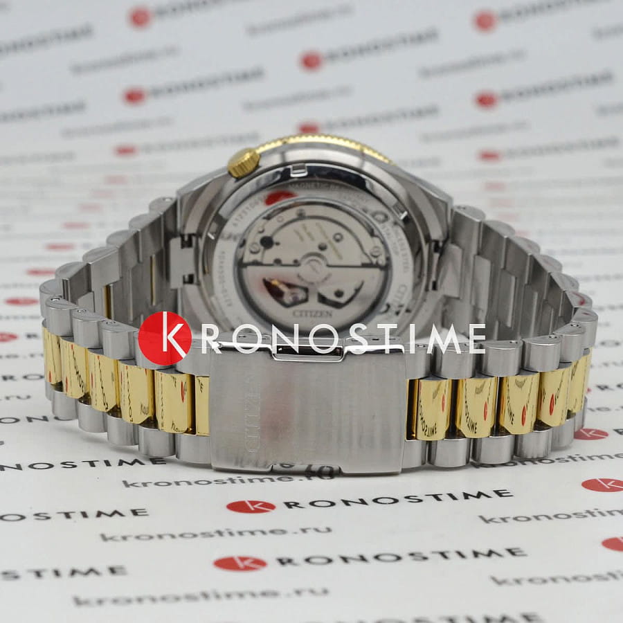 Часы Citizen Tsuyosa NJ0234-58X — нержавеющая сталь с pvd-покрытием, мужские