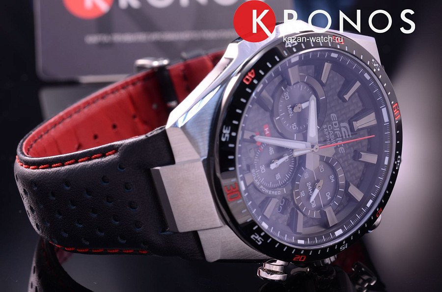 Часы Casio Edifice EFS-S520CBL-1A — металл сталь, Япония
