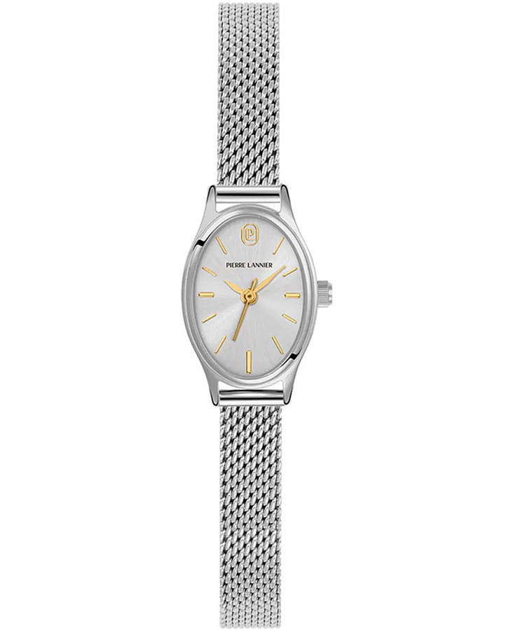 Часы Pierre Lannier Ovalia 074M621 — женские, серебристый