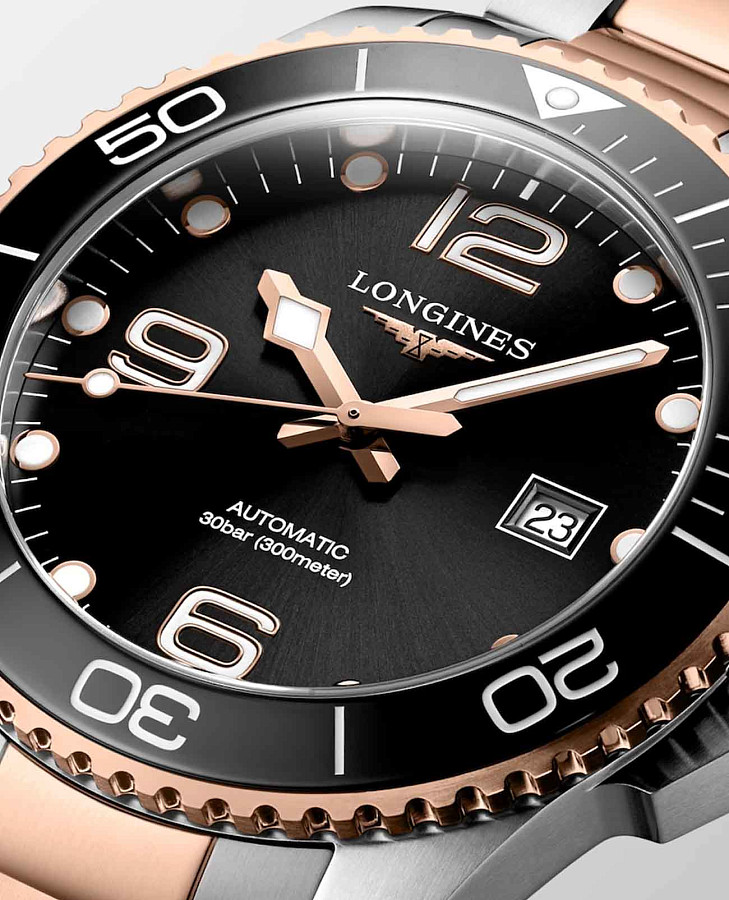 Часы Longines HydroConquest L3.782.3.58.7 — механические, металл сталь