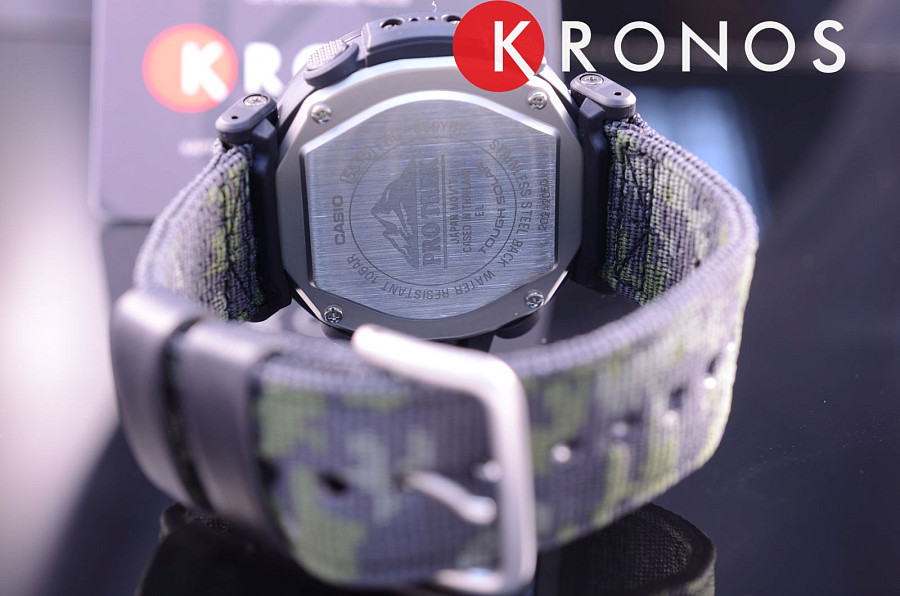 Часы Casio Pro Trek PRG-650YBE-3E — тканевый, мужские