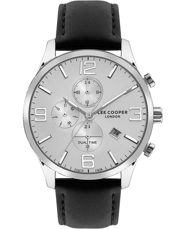 Часы Lee Cooper LC07713.331 — мужские, серебристый