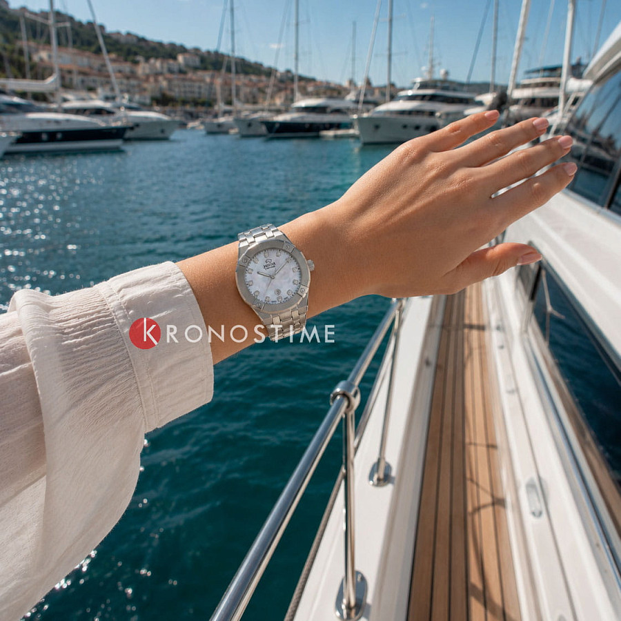 Часы Jaguar Diplomatic Quartz Lady J1016/4 — кварцевые, металл сталь