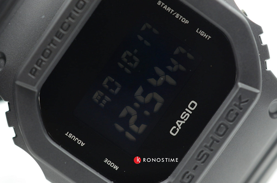 Часы Casio G-Shock DW-5600BBN-1DR (DW-5600BBN-1E) — пластик, нейлон
