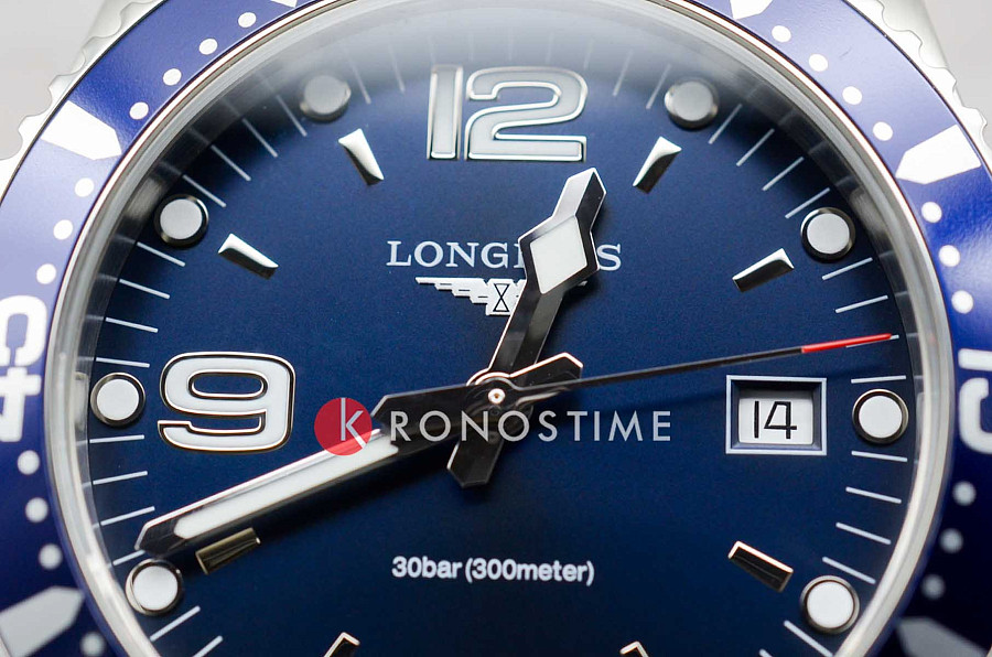 Часы Longines HydroConquest L3.740.4.96.6 — нержавеющая сталь, мужские