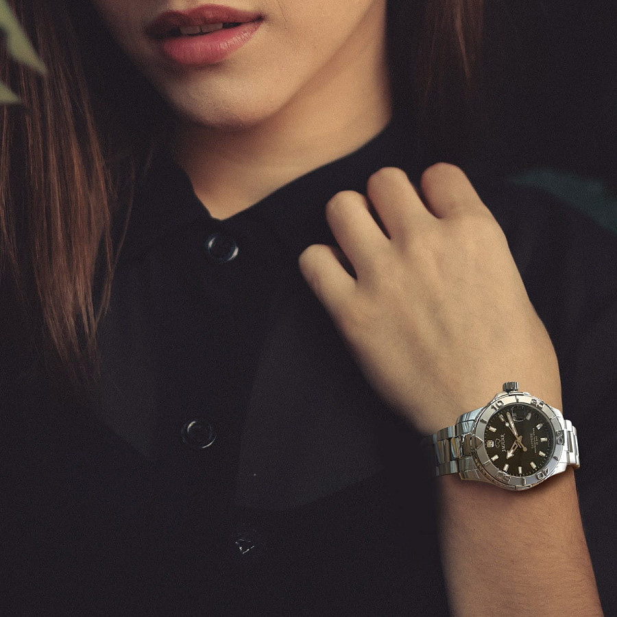 Часы Jaguar Couple Diver J870/4 — серебристый, сталь металл