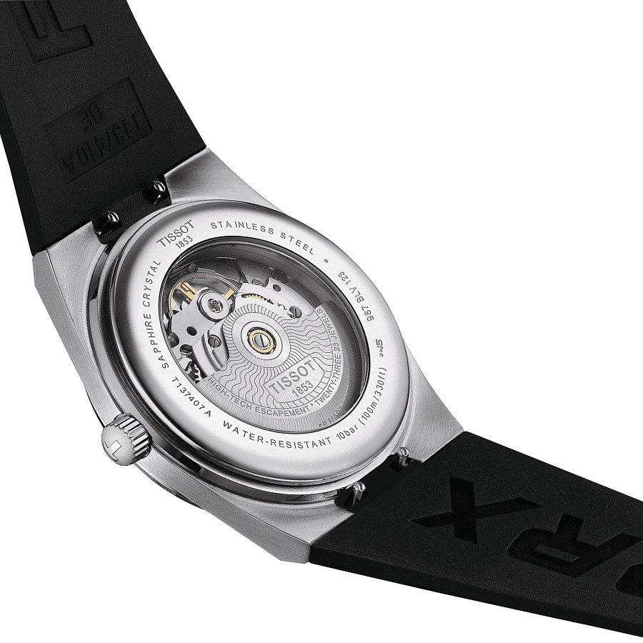 Часы Tissot PRX Powermatic 80 T137.407.17.051.00 — мужские, силикон