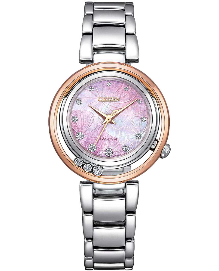 Часы Citizen Eco-Drive EM1114-80Y — женские, перламутровый