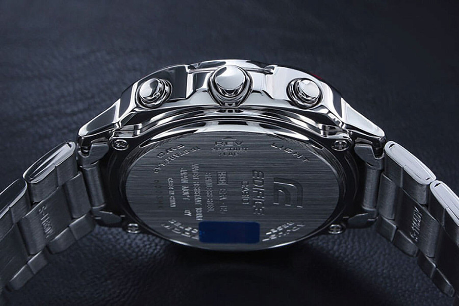 Часы Casio Edifice EFA-121D-1A — нержавеющая сталь, мужские