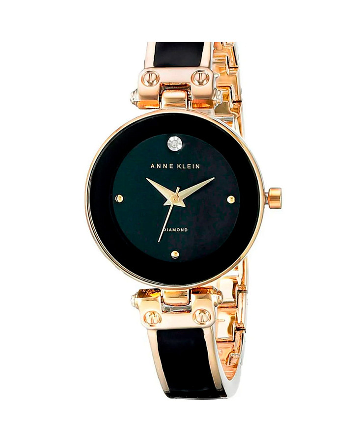 Часы Anne Klein Diamond 1980BKGB — сталь металл, США
