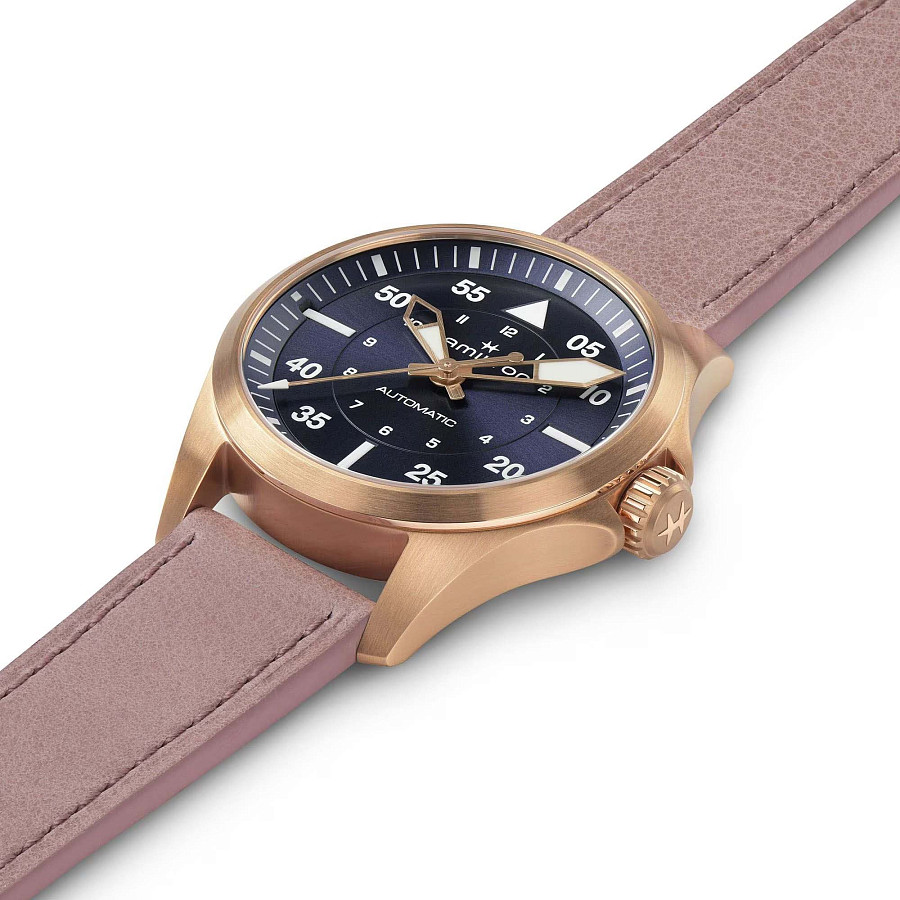 Часы Hamilton Khaki Aviation Pilot Auto H76245840 — механические, сталь