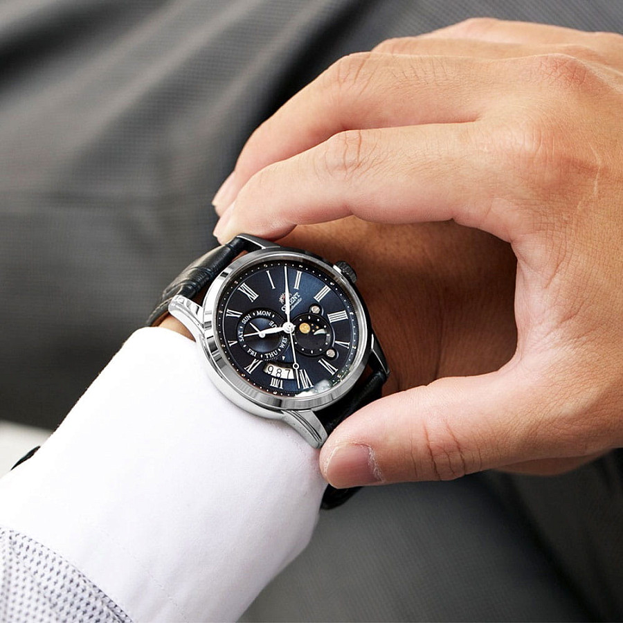 Часы Orient Sun & Moon RA-AK0011D (RN-AK0011D) — Япония, механические