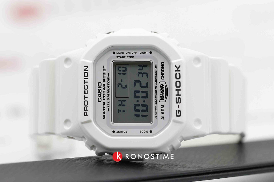 Часы Casio G-Shock DW-5600MW-7DR (DW-5600MW-7E) — полимер, серый