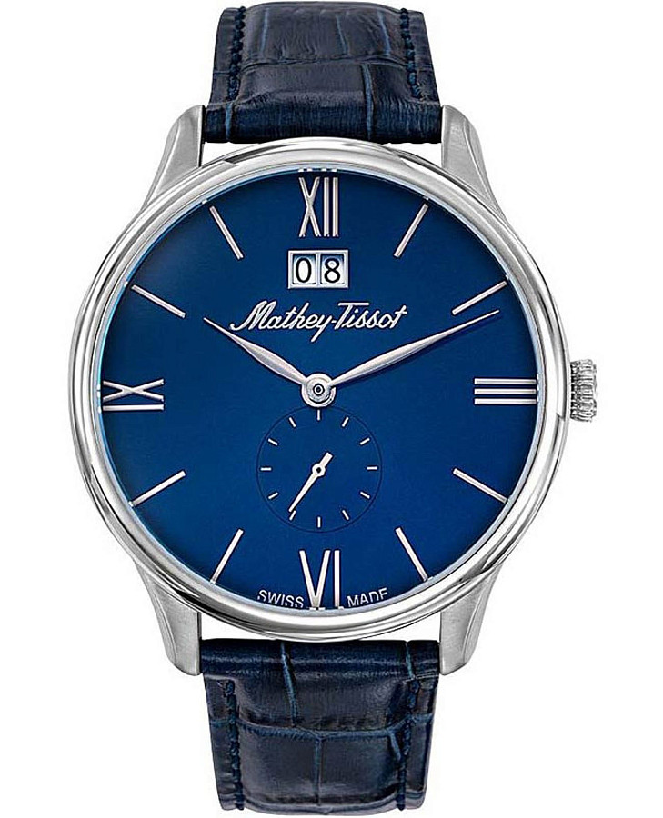 Часы Mathey-Tissot Edmond Quartz H1886QABU — мужские, синий