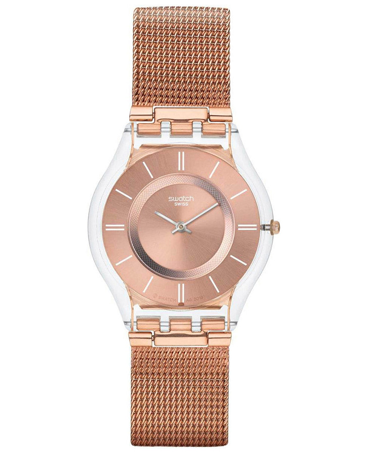 Часы Swatch Skin SFP115M — женские, золотой