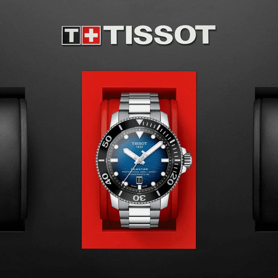 Часы Tissot Seastar 2000 Professional Powermatic 80 T120.607.11.041.01 — Швейцария, механические