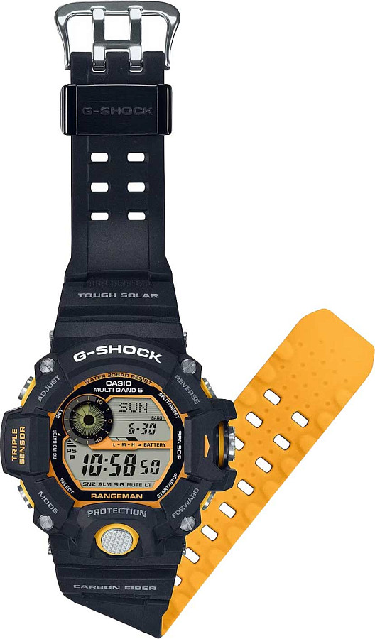 Часы Casio G-Shock GW-9400Y-1DR (GW-9400Y-1) — мужские, пластик