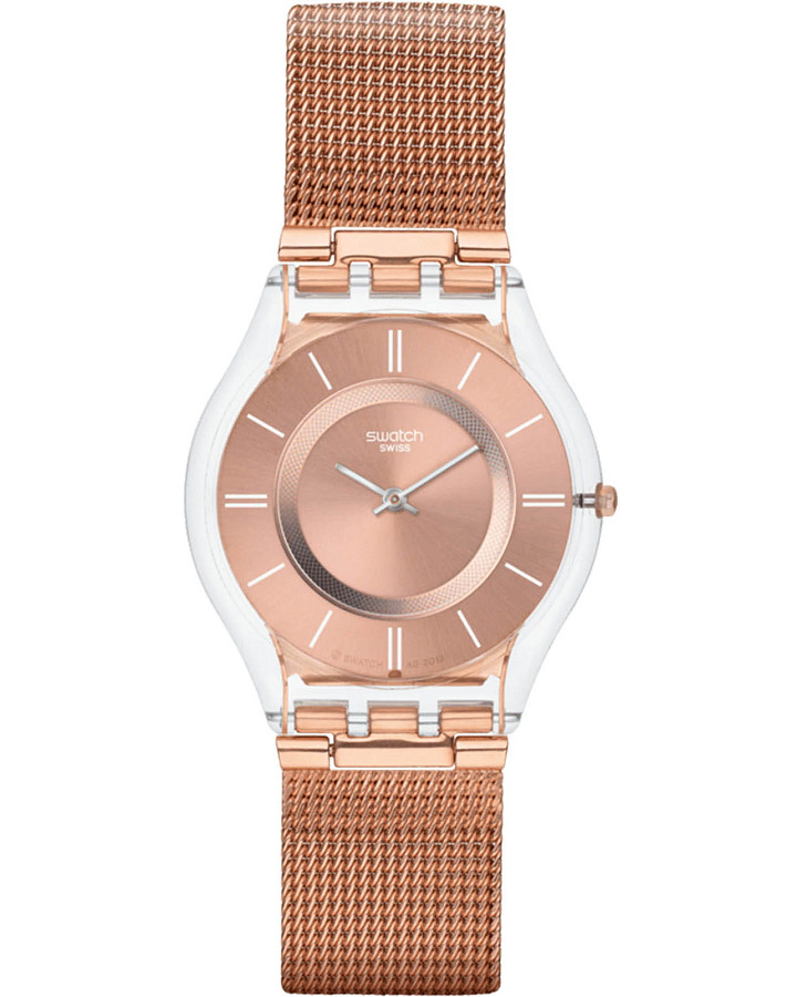 Часы Swatch Skin Classic Biosourced SS08K104M — женские, золотой