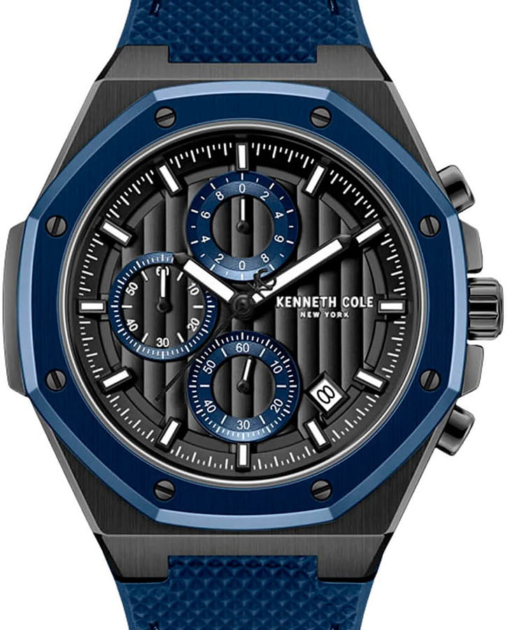 Часы Kenneth Cole KCWGO0100101 — кварцевые, металл сталь