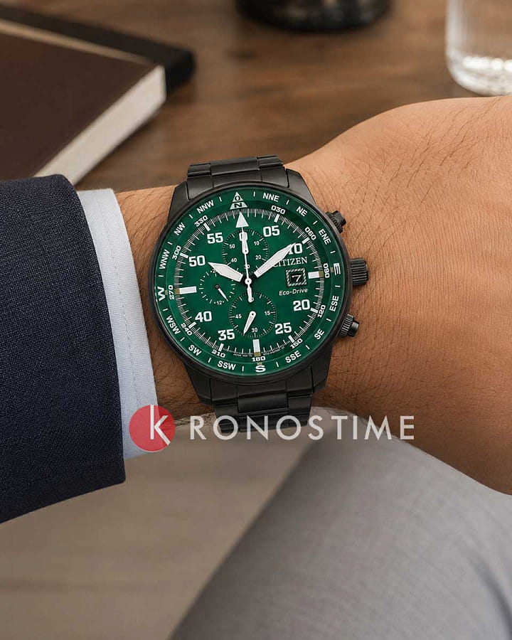 Часы Citizen Eco-Drive CA0885-54X — металл сталь, Япония