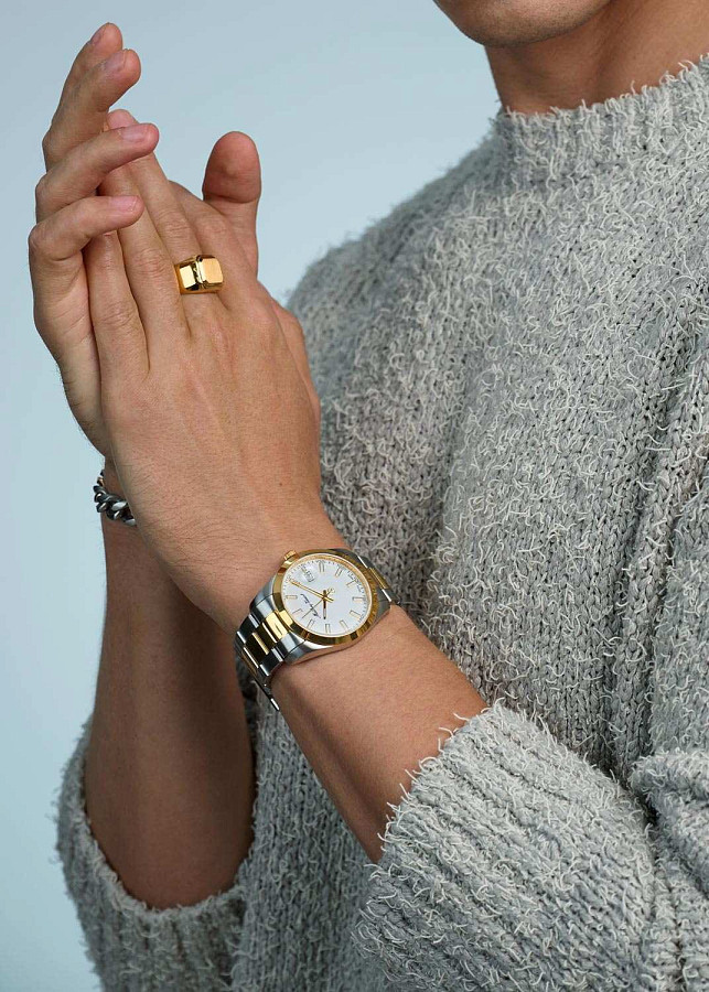 Часы Mathey-Tissot Mathy H450BI — кварцевые, металл сталь