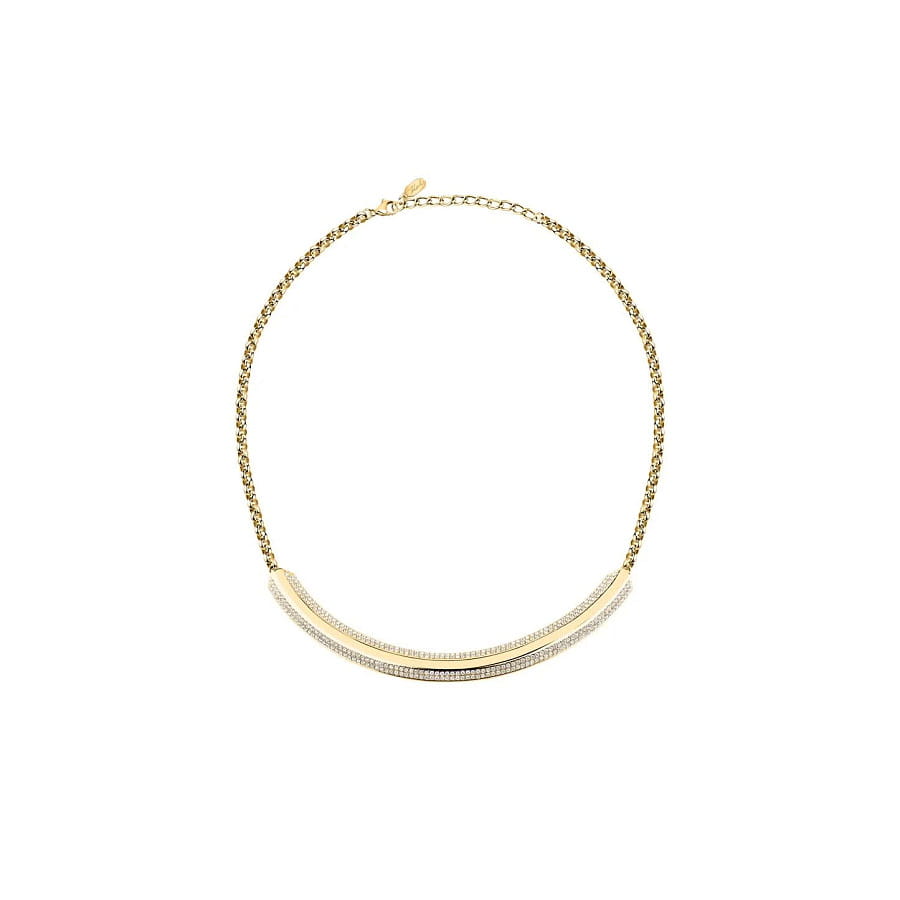 Часы Колье Karl Lagerfeld Bond Pave KLBJY01 с кристаллами