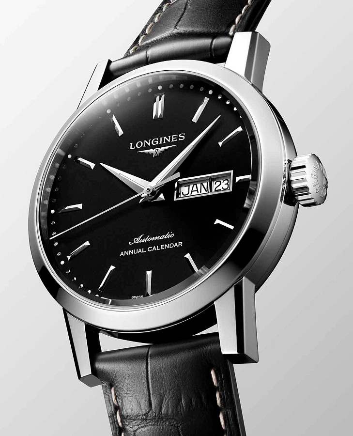 Часы Longines 1832 L4.827.4.52.0 — кожаный, мужские