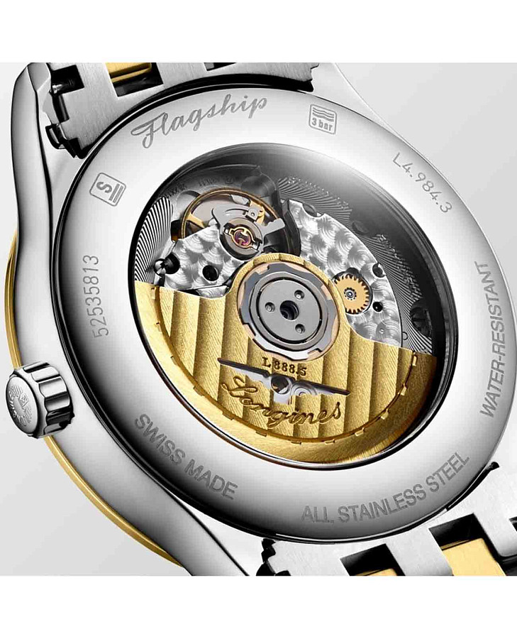 Часы Longines Flagship L4.984.3.22.7 — механические, металл сталь