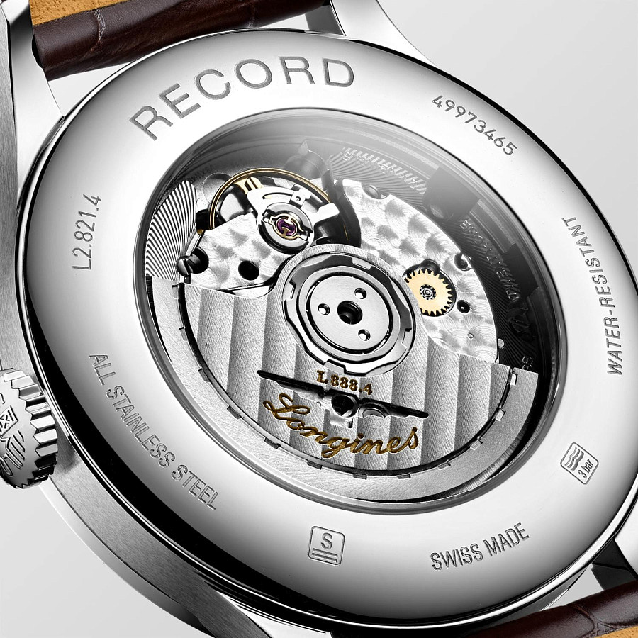 Часы Longines Record Collection L2.821.4.76.2 — сталь металл, Швейцария