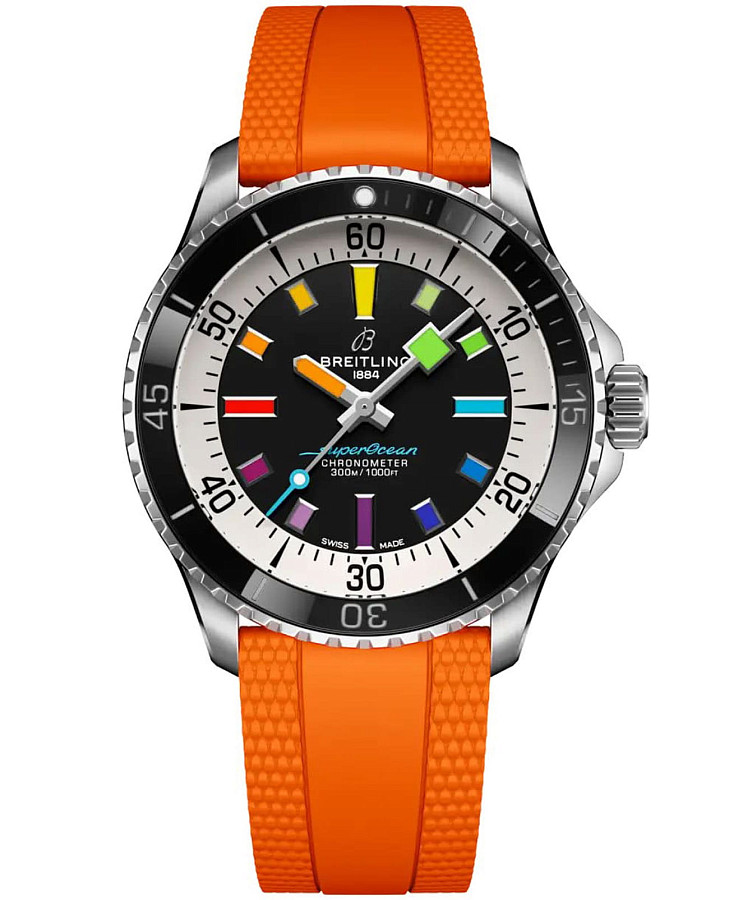 Часы Breitling Superocean Automatic 42 A17375211B2S3 — мужские, черный