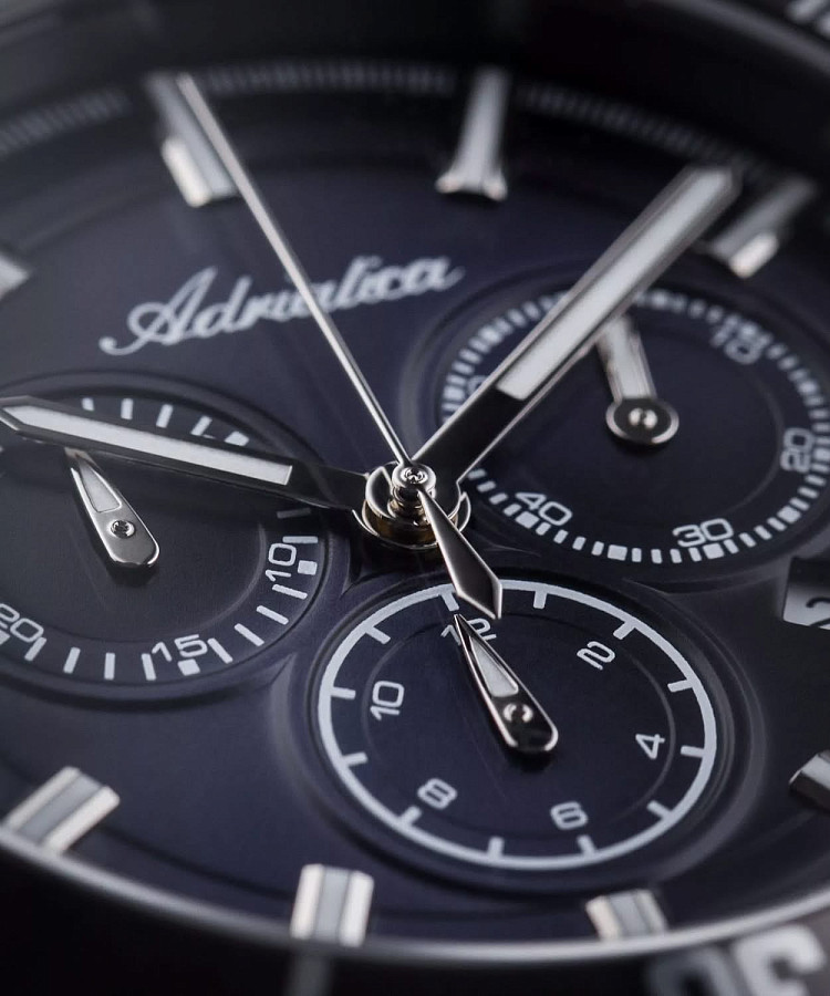 Часы Adriatica A1139.S115CHN — нержавеющая сталь с pvd-покрытием, мужские