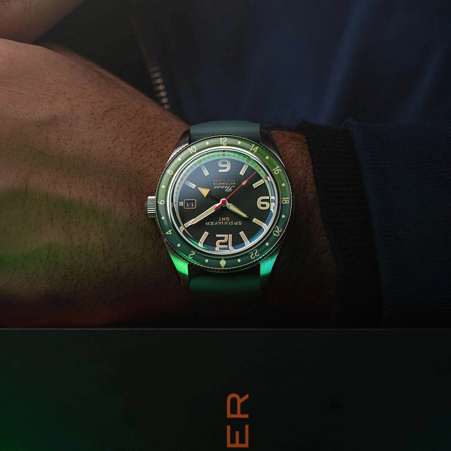 Часы Spinnaker Fleuss Gmt Automatic SP-5120-44 — нержавеющая сталь, мужские