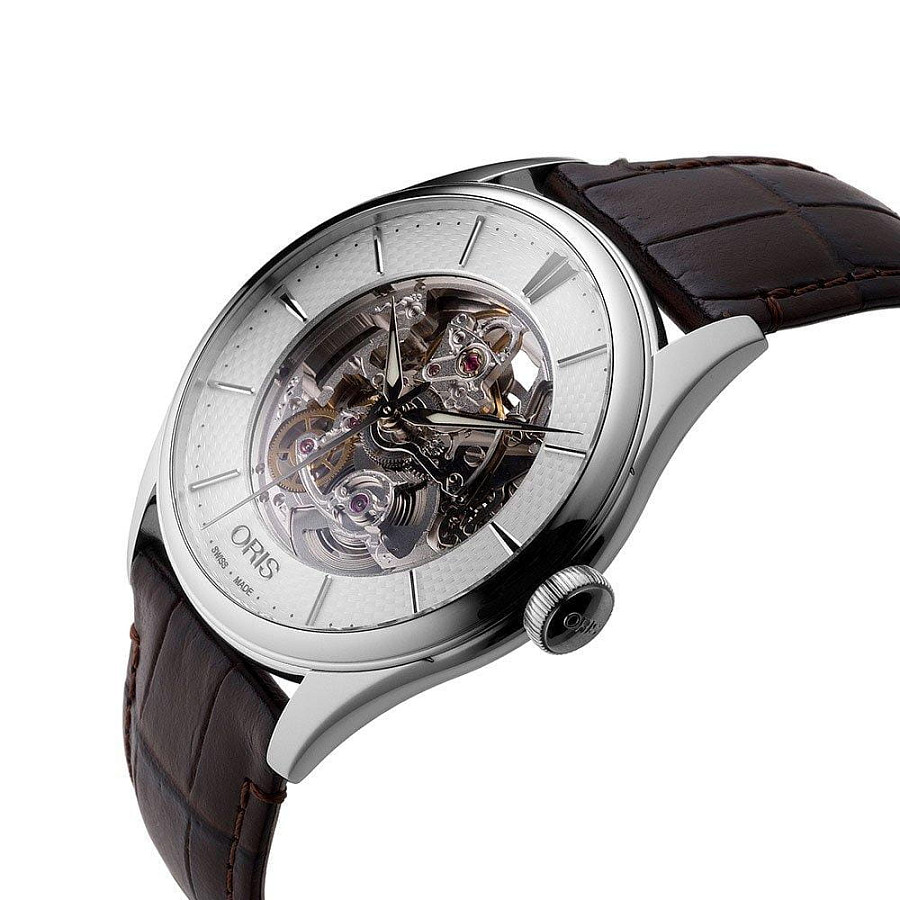 Часы Oris Artelier 01 734 7721 4051-07 5 21 65FC — механические, металл сталь