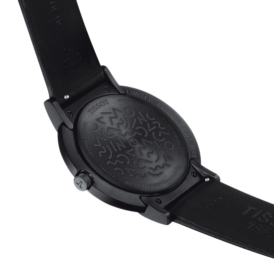 Часы Tissot Heritage Memphis Gent T134.410.37.051.00 — черный, металл сталь
