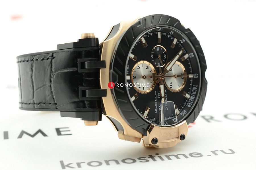 Часы Tissot T-Race Motogp Automatic Chronograph T115.427.37.051.00 — сталь металл, Швейцария