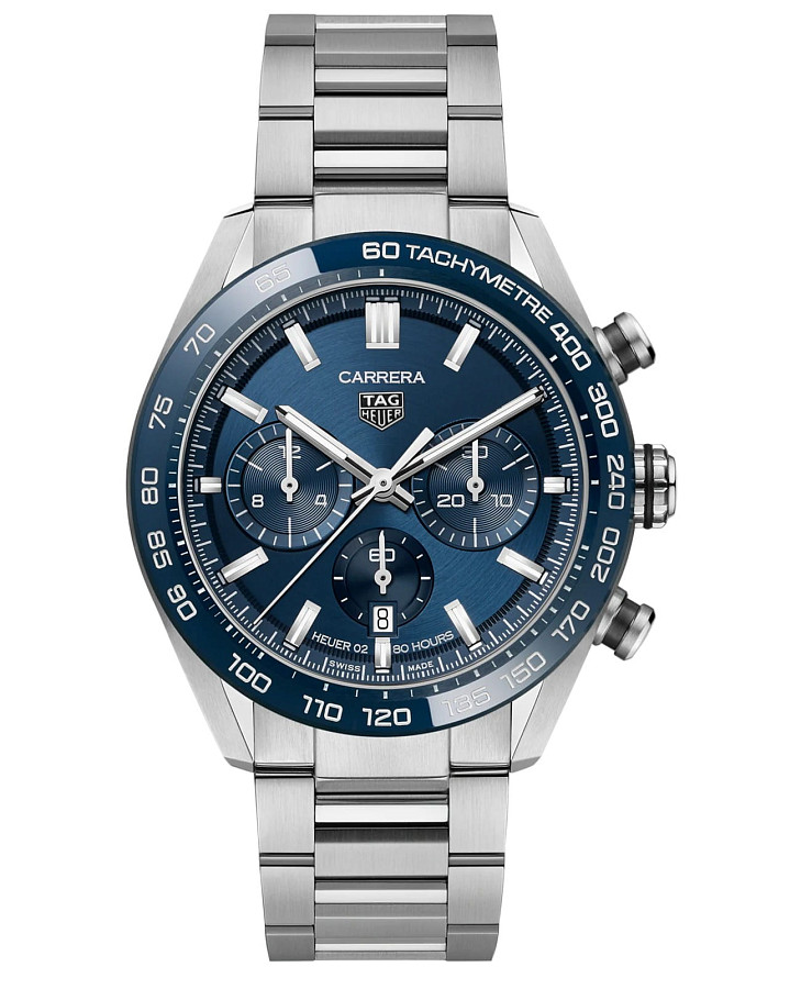 Часы TAG Heuer Carrera CBN2A1A.BA0643 — мужские, синий