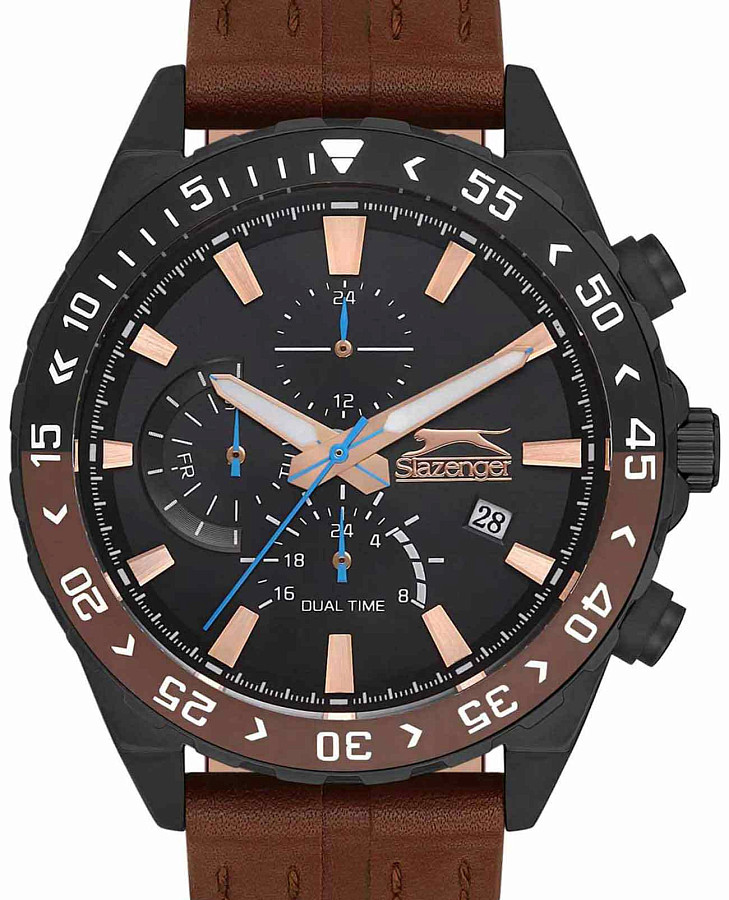 Часы Slazenger SL.09.2152.2.04 — кварцевые, суперметалл металл