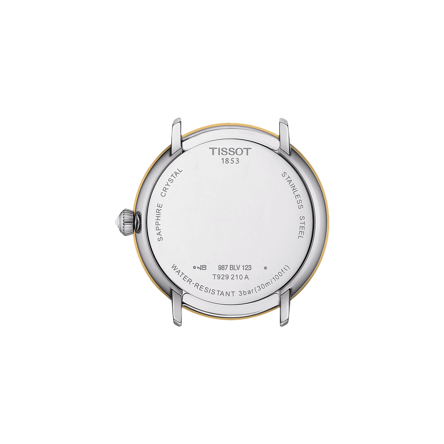 Часы Tissot T-Gold Glendora 18K Gold T929.210.41.116.01 — золото сталь металл, Швейцария