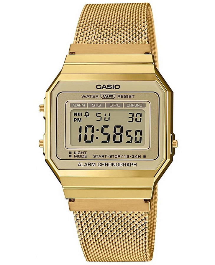 Часы Casio Collection A700WEMG-9A — мужские, золотой