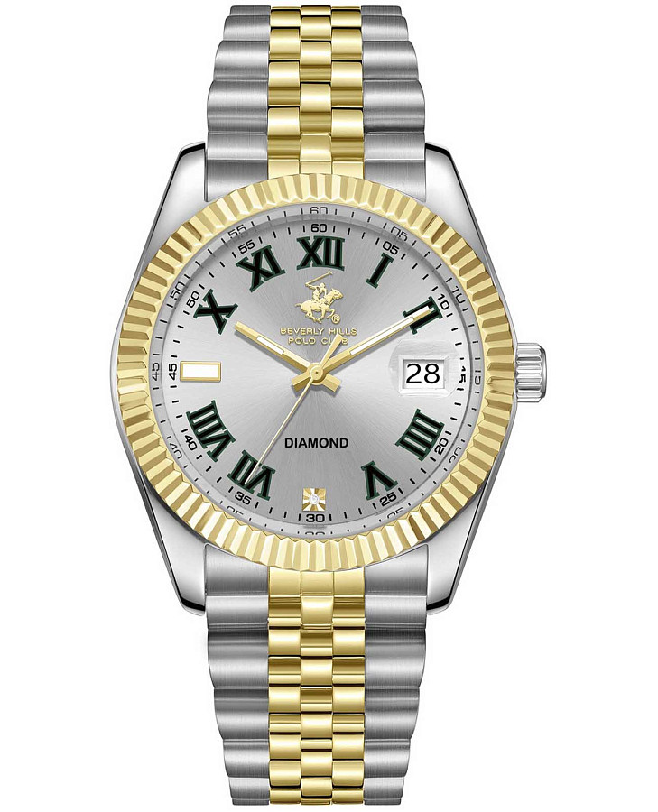 Часы Beverly Hills Polo Club BP3665X.430 — мужские, серебристый