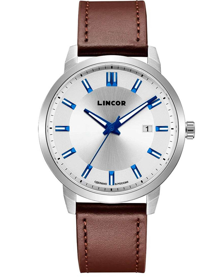 Часы Lincor Uni 4034L-1 — мужские, серебристый
