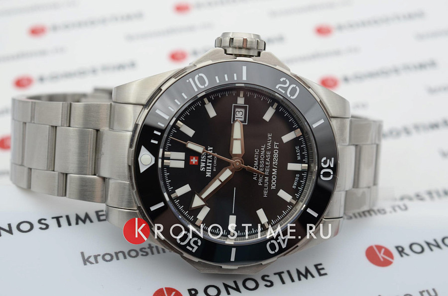 Часы Swiss Military by Chrono SMA34092.01 — механические, сталь металл