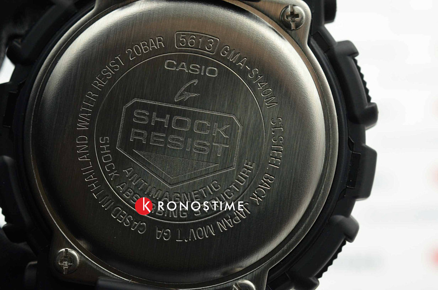 Часы Casio G-Shock GMA-S140M-1ADR (GMA-S140M-1A) — женские, артикул GMA-S140M-1A