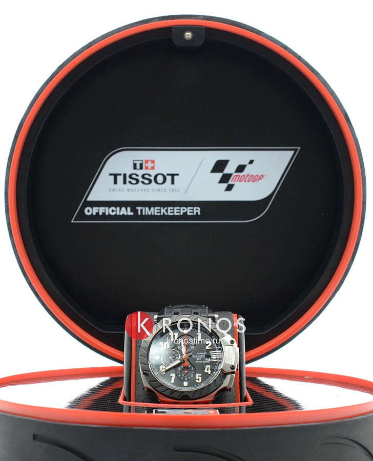 Часы Tissot T-Race MotoGP Automatic Chronograph T115.427.27.057.00 — металл сталь, кожа + каучук