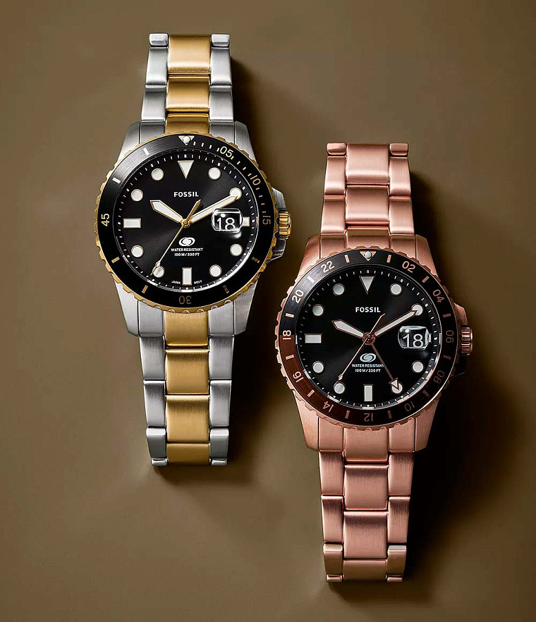 Часы Fossil Blue FS6031 — кварцевые, США, мужские