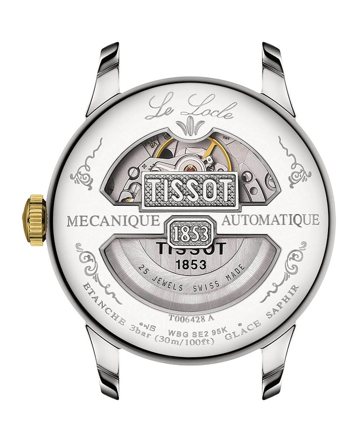 Часы Tissot Le Locle Automatic Petite Seconde T006.428.22.032.00 — сталь c pvd покрытием, мужские