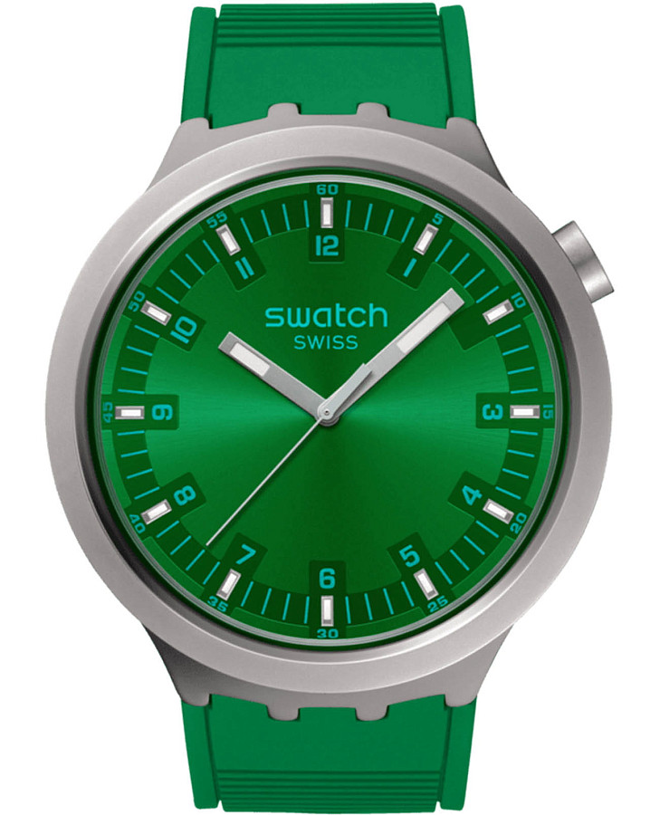 Часы Swatch Big Bold Irony Standard SB07S101 — мужские, зеленый