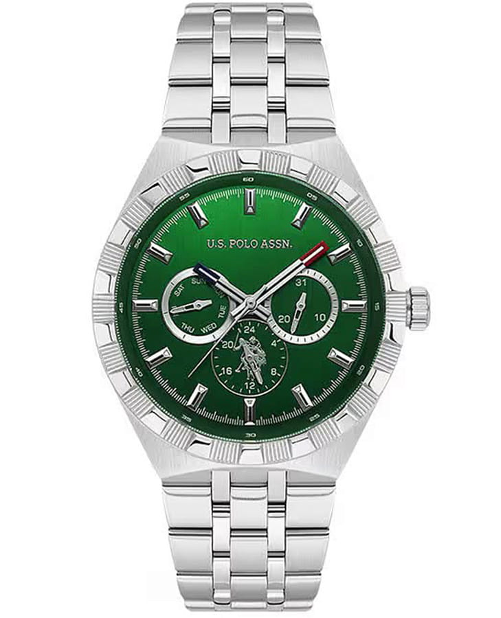 Часы U.S. Polo Assn. Crossing USPA1140-04 — мужские, зеленый