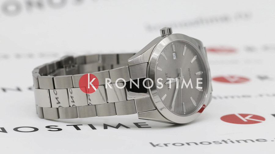Часы Tissot Gentleman Titanium T127.410.44.081.00 — мужские, серебристый