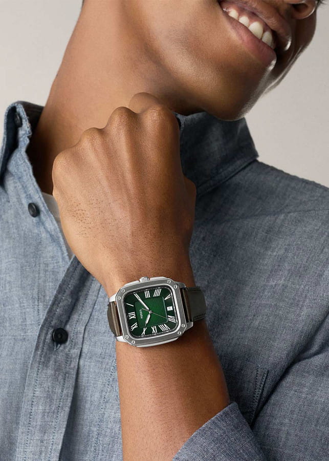 Часы Fossil Crosby FS6150 — кварцевые, сталь металл